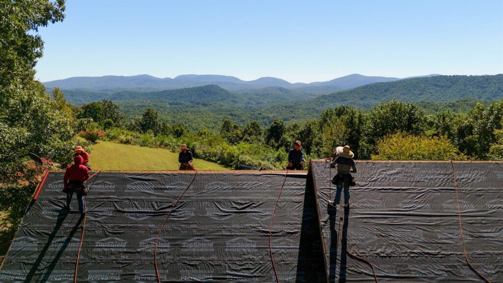 Benton Roofing: residential mountain view