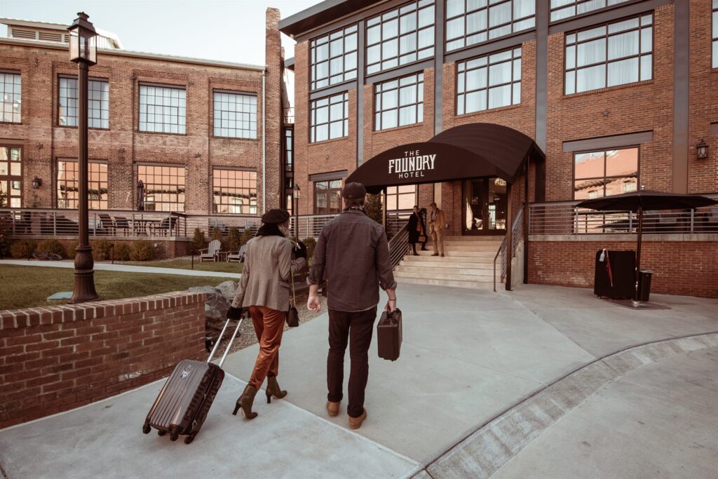 The Foundry Hotel: arrival