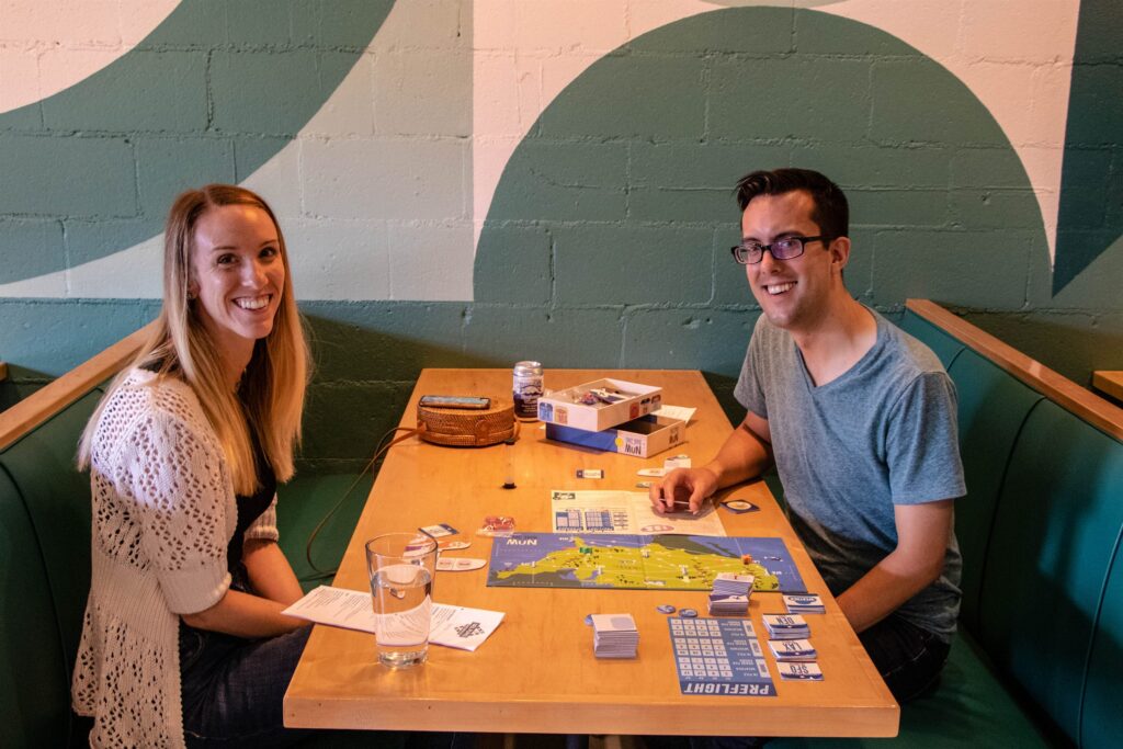 Well Played Board Game Cafe: game night