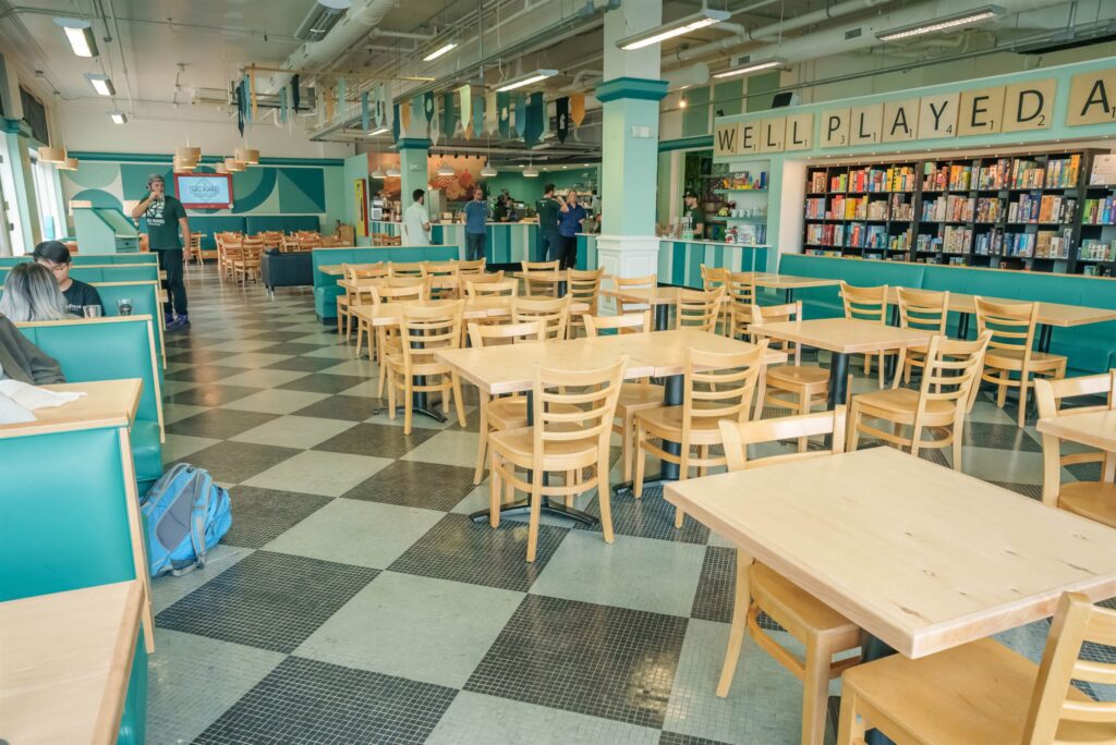 Well Played Board Game Cafe: interior